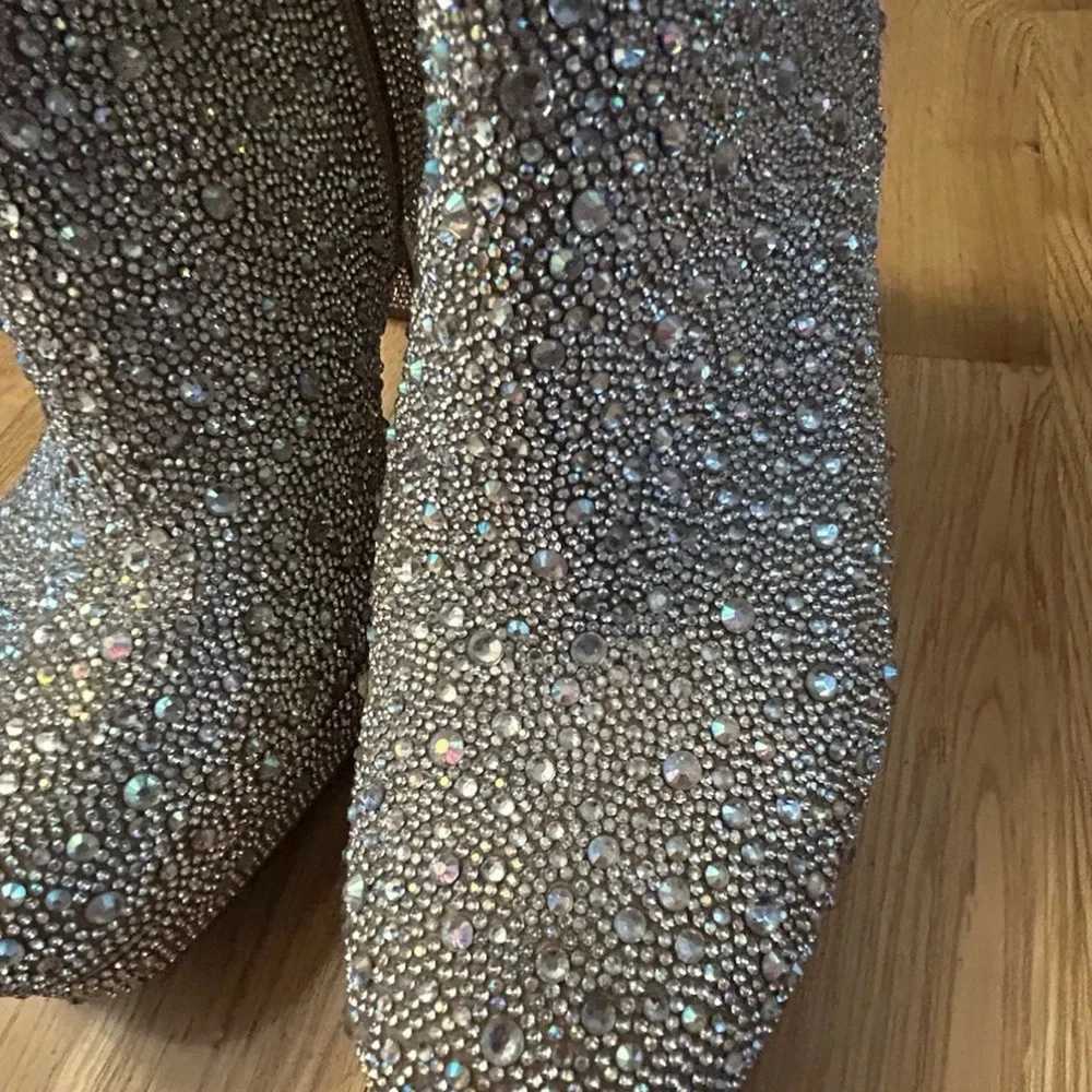Hey Girl by Corkys “Bussin” rhinestone boots, size 11 - Picture 5 of 11